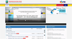 Desktop Screenshot of lpse.belitungtimurkab.go.id